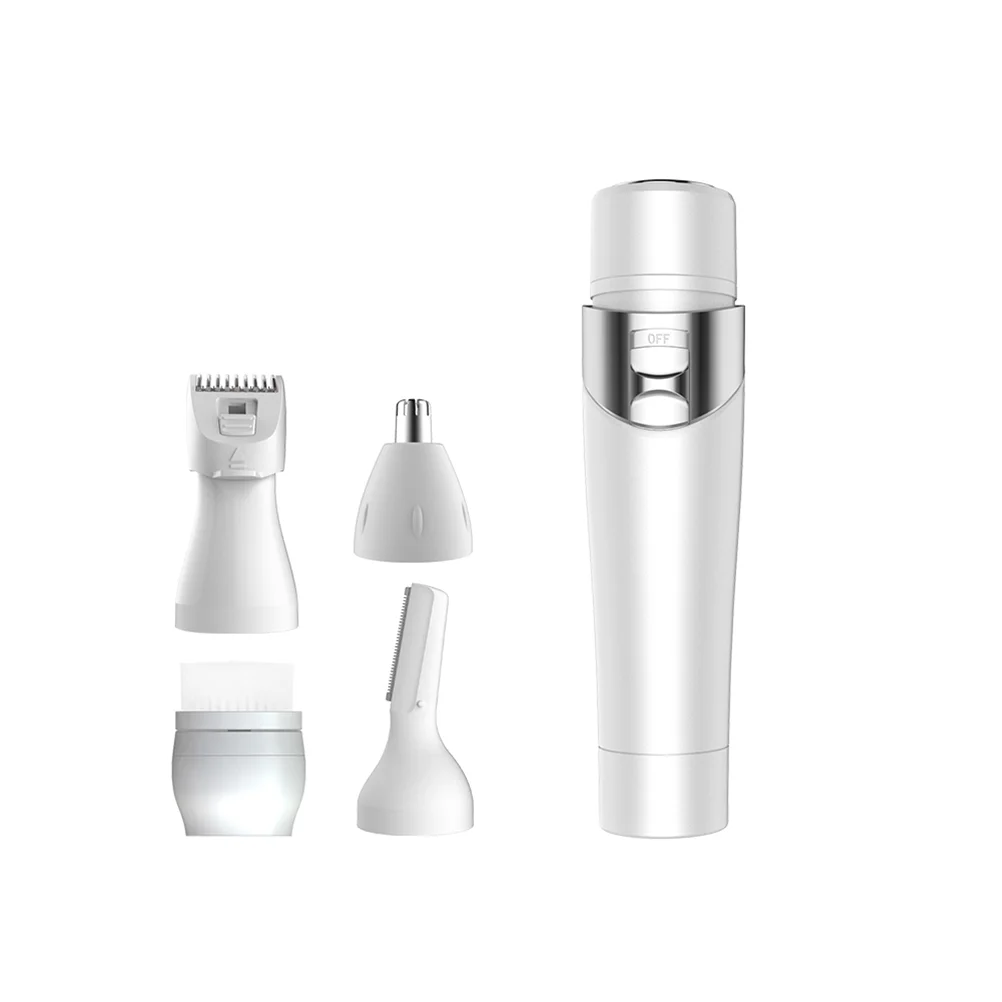 

Hair Removal for Waterproof Lady Shaver Rechargeable USB Charging 5 in 1 Nose Trimmer Shaver Body Hair Remover