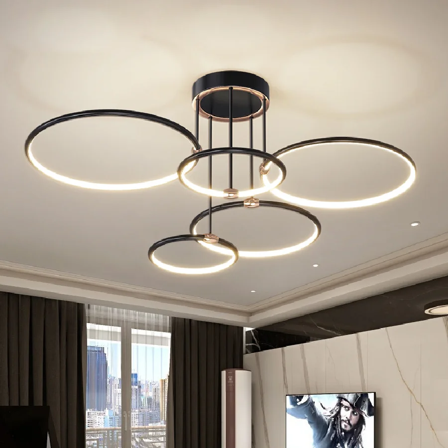 

Nordic chandelier living room lamp ceiling modern minimalist ceiling lamp dining room bedroom study LED lamps home light