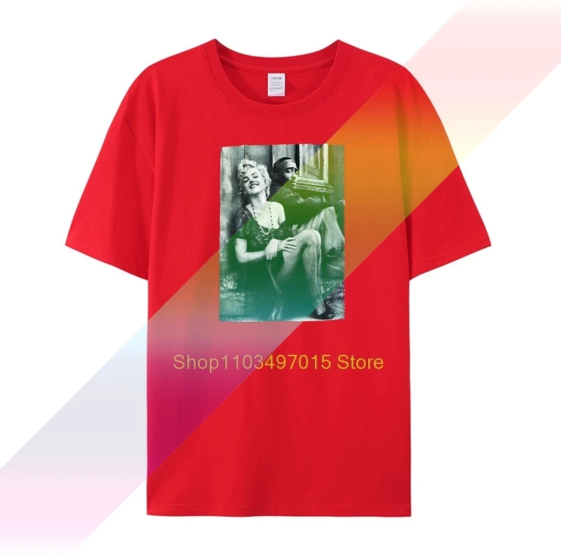 Парные футболки с забавным стилем Тупак Мэрилин Монро хип-хоп Легенда