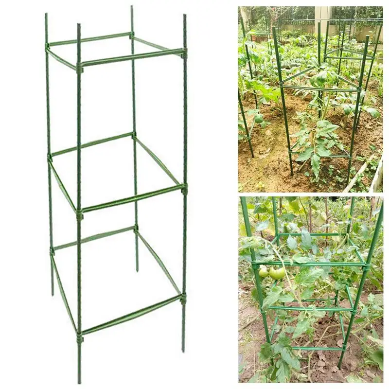 

Vine Plant Bracket Potted Tomato Climbing Frame Plant Garden Plant Support Frame Rack Plant Stakes For Garden Vegetable Cucumber