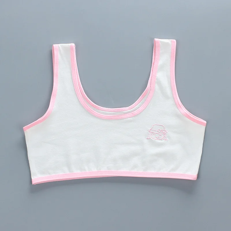 Bra for Girls 12 years Underwear Tops for Teens Lingerie Children Sport Training Bras Tank Kids Undies Undercloth 7-14T images - 6