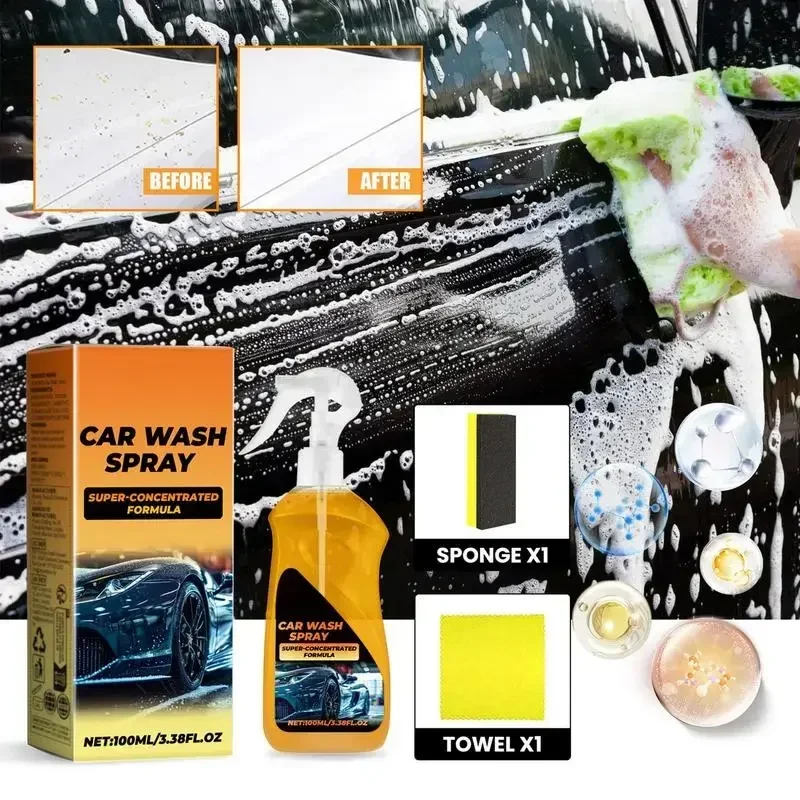 Car Interior Cleaner Gentle Wash Shampoo Headliner For Non-greasy Waterless