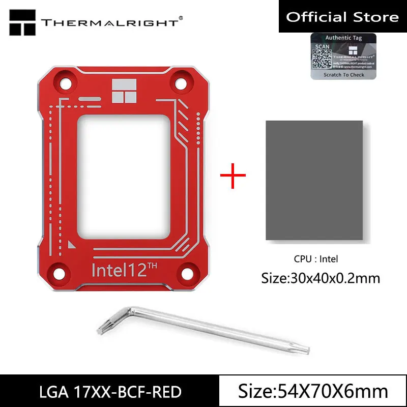 Thermalright LGA 17XX-BCF Изогнутый Корректирующий Кронштейн Для Установки ЦП