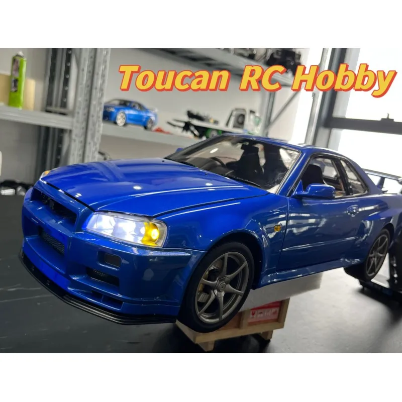 Распродажа обновленный 1/8 радиоуправляемый гоночный автомобиль R34 RTR 4WD Capo Metal 4x4