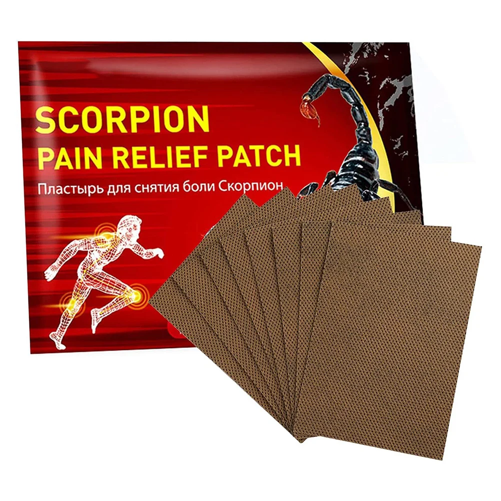 

8 Pieces Patch Knee Heat Plaster Neck Patch Neck Plaster for Back Shoulder Joint Muscle Care
