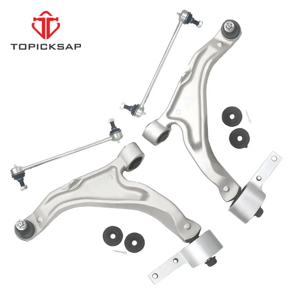 

TOPICKSAP Front Control Arm & Ball Joint Sway Bar Link 4pcs Suspension Kit for Honda Pilot 2009-2015 51350SZAA02 51360SZAA02