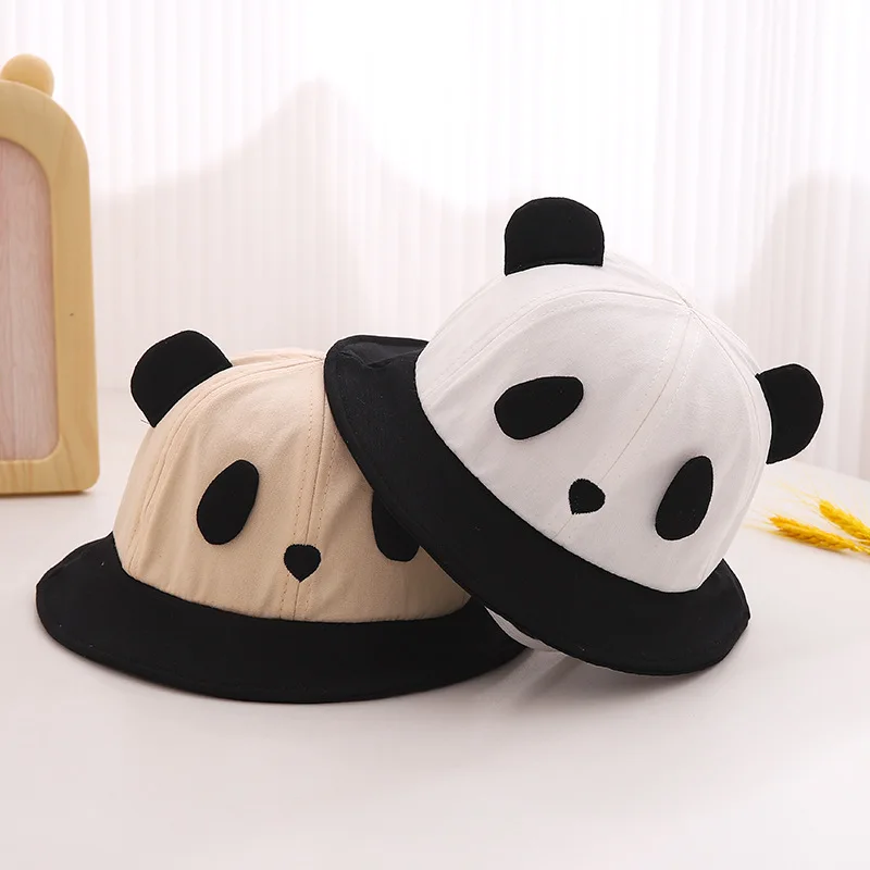 Детская Хлопковая Шляпа От Солнца С Медвежьими Ушками Летняя Кепка Защитой