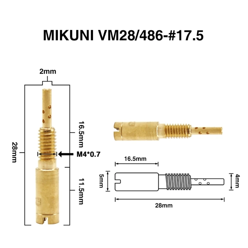 12 шт. комплект аксессуаров для карбюратора медленные пилотные форсунки от 10 до 37