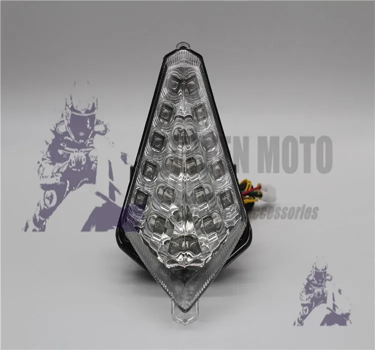 

Motorcycle LED Rear Tail Light Integrated Turn Signals Brake Lamp Taillight Fit For YAMAHA YZF R1 2007-2008 Three Colors