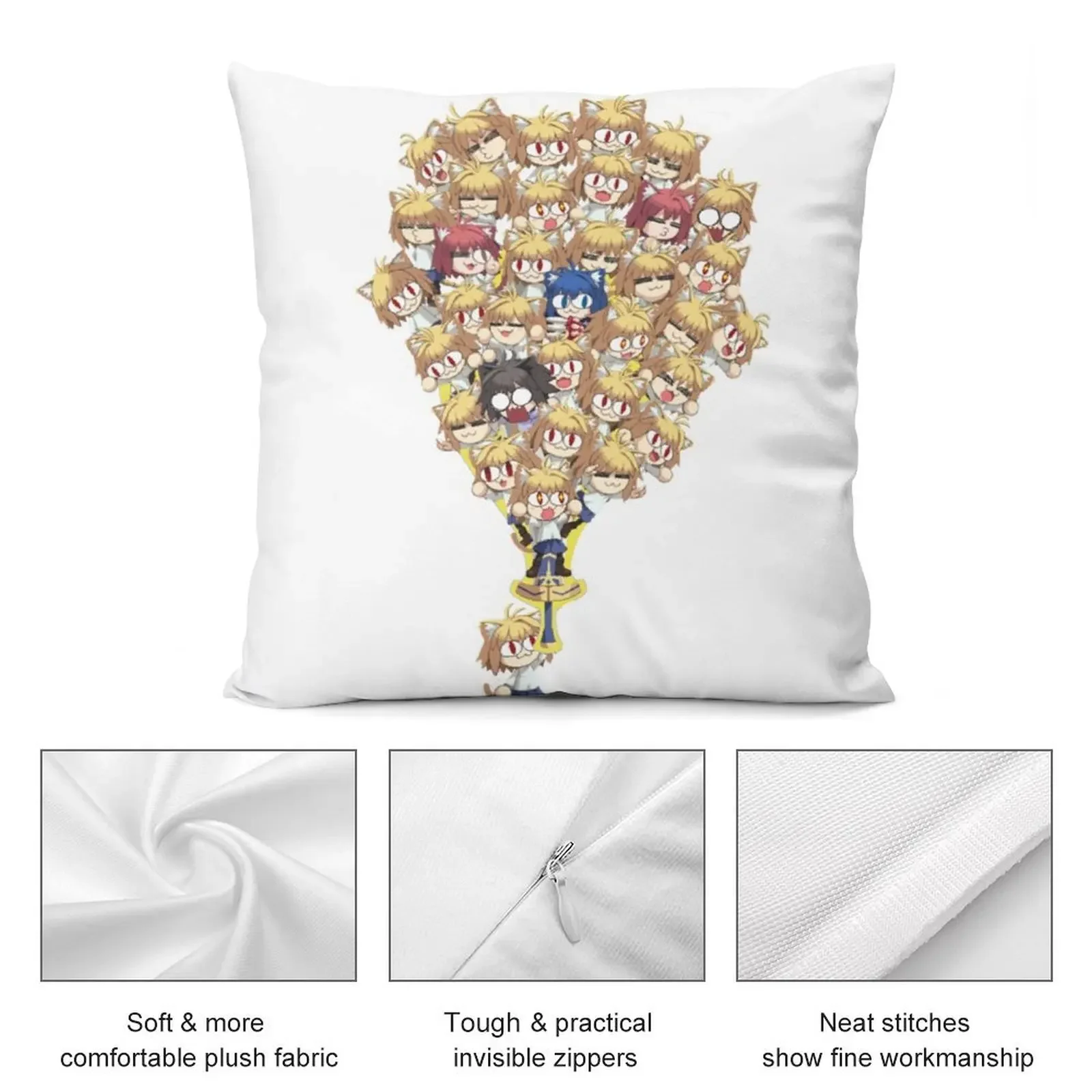 NOBLE NECO PHANTASM Декоративная подушка Подушки для дивана Наволочка Подушка