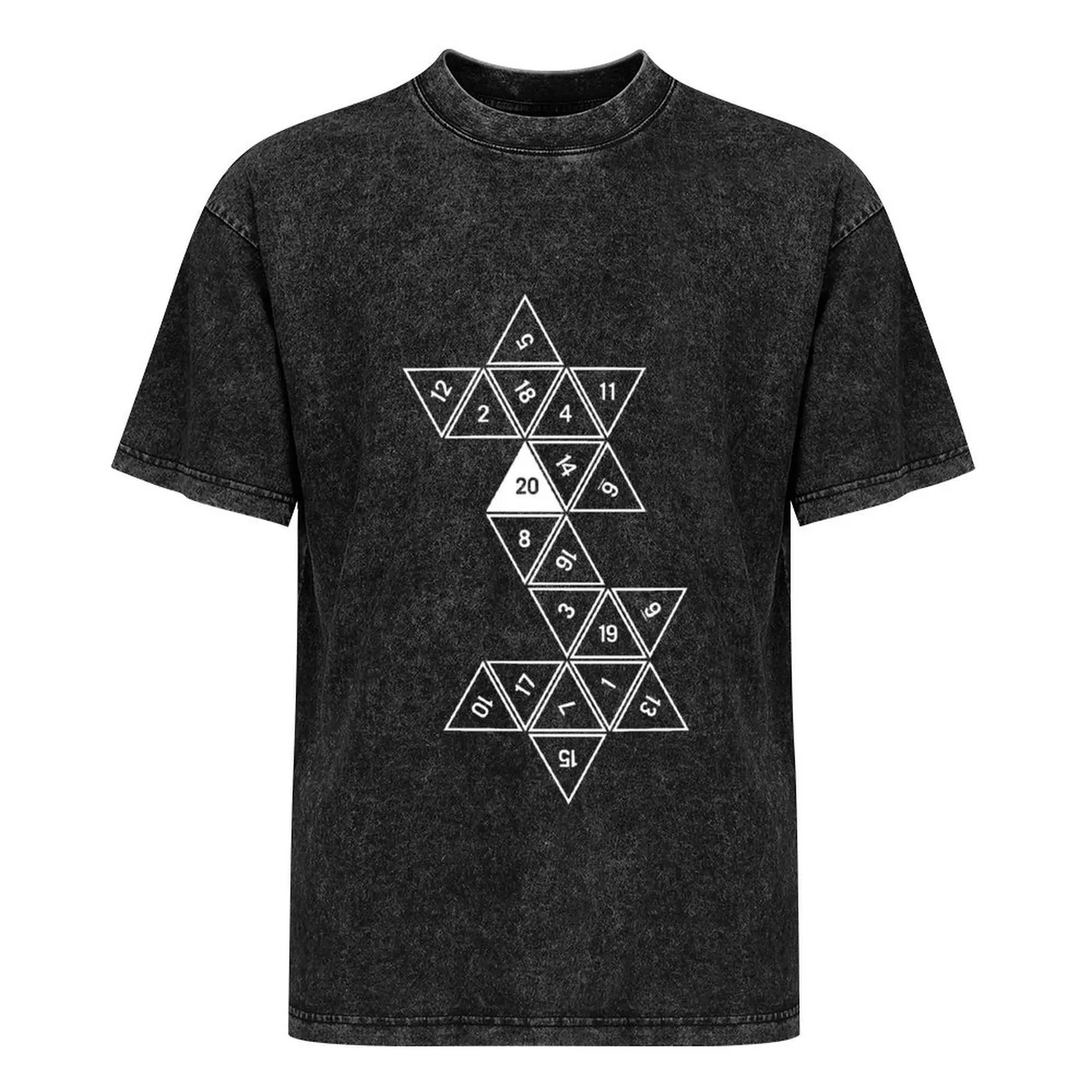 Футболка Unrolled D20 возвышенная забавная футболка черные футболки для мужчин