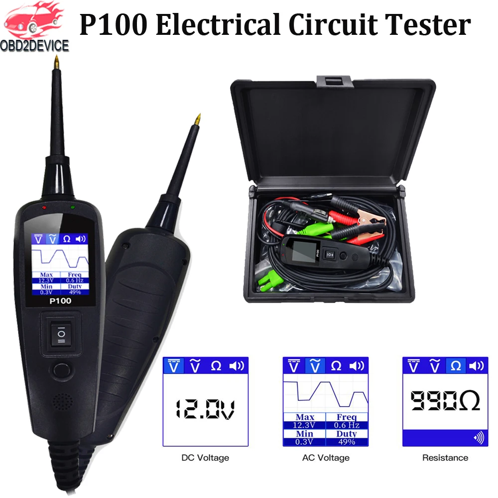 

Battery Analyzer Car Truck Circuit System Tester Diagnostic Tools Automotive Circuit Fault Detection and Repair Tools EC150 Tool