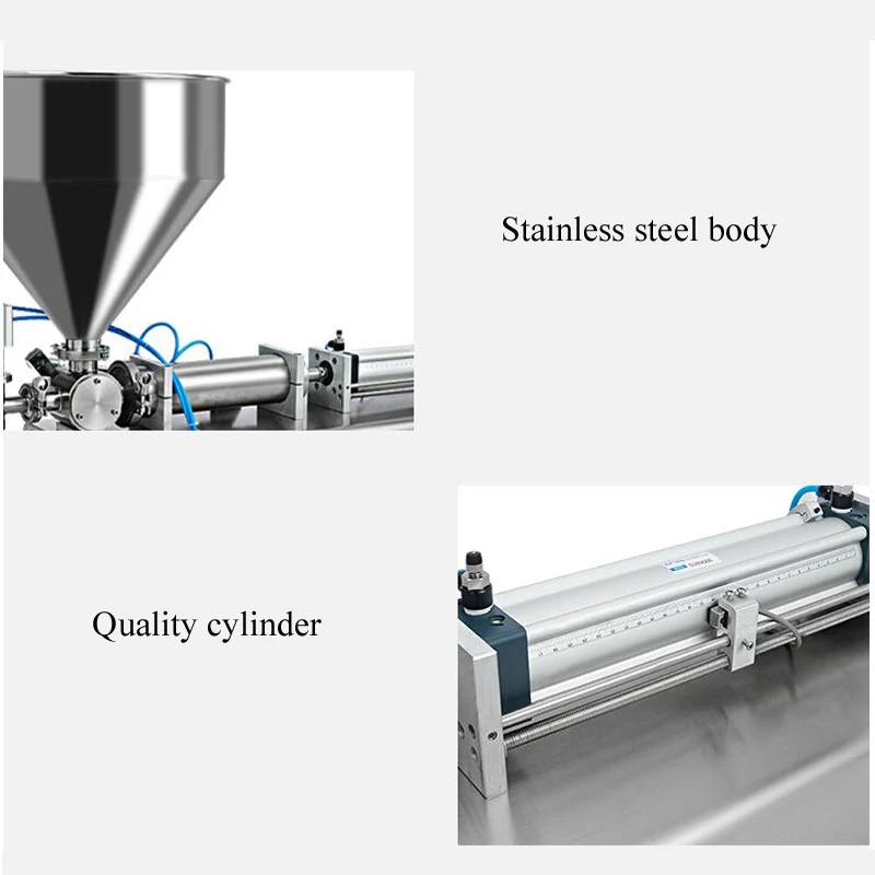 Пневматическая машина для наполнения меда арахисового масла томатной пасты