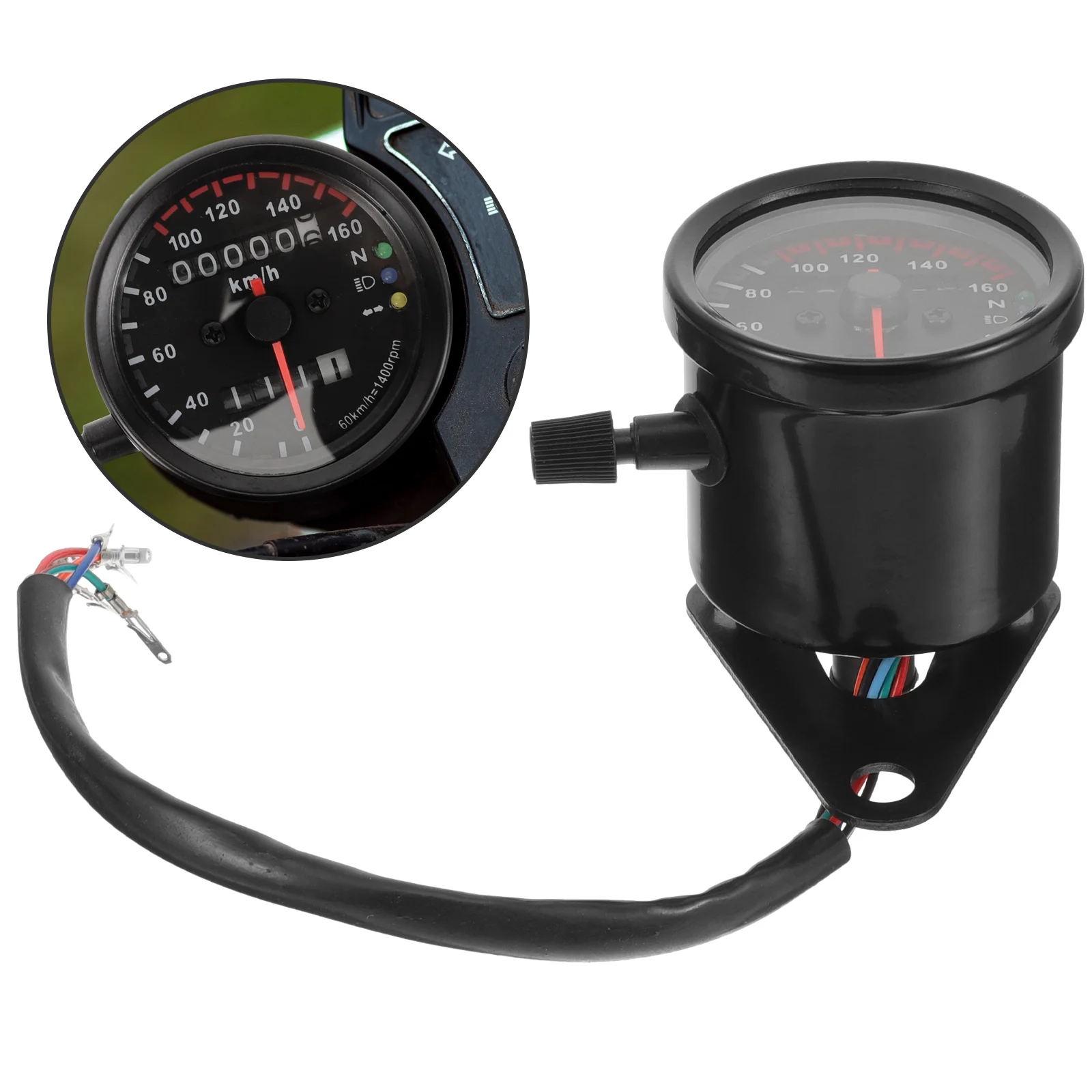 

Watch Band Motorbike Speedometer Motorbike Speedometer Small Instrument Metal Sensor Digital