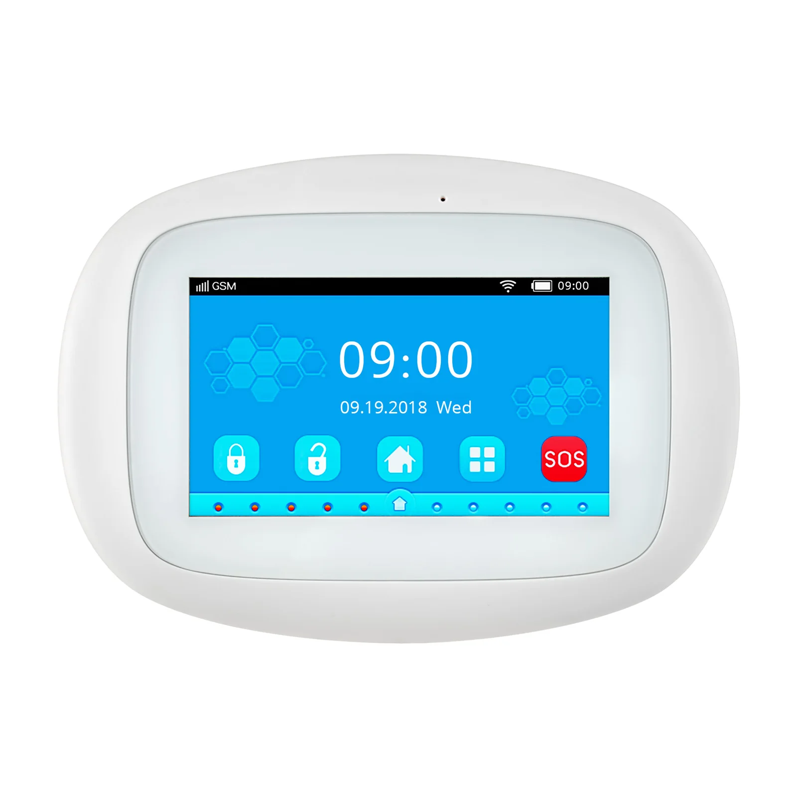 

KERUI K52 WIFI GSM Alarm Systems Panel 4.3 Inch TFT Color Display Security Home Smart Residential Wireless Burglar Alarm