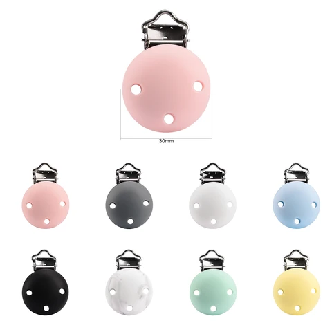 Clipes de silicone em forma de bebê em forma de bebê de forma 5pcs.