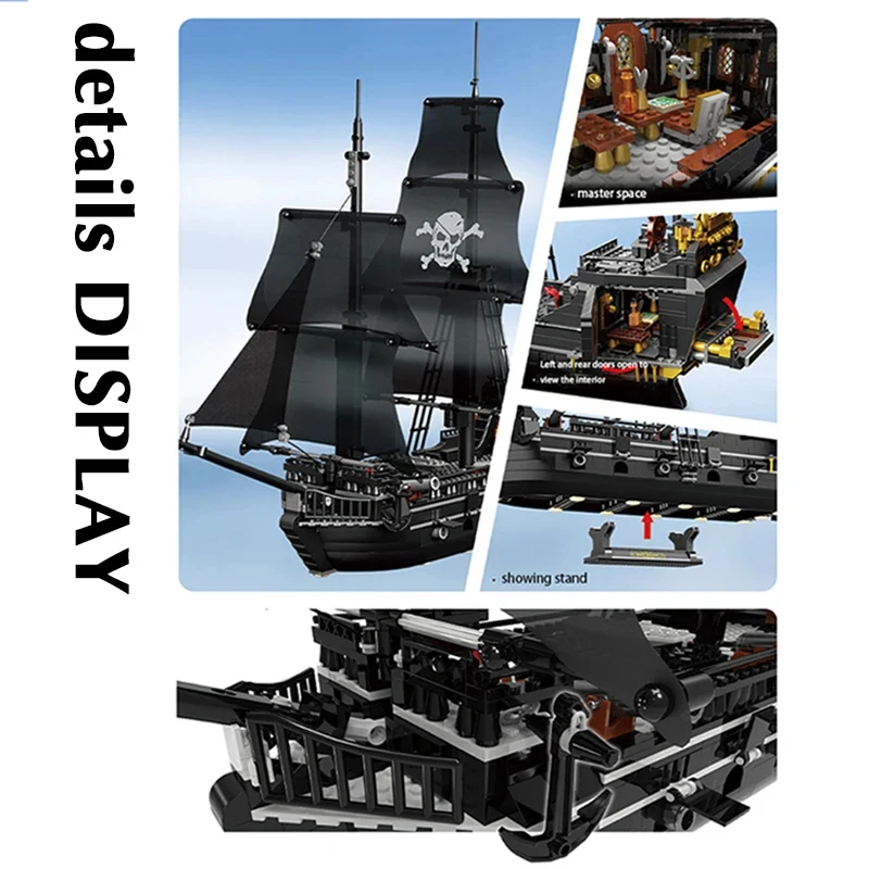 Toylinx Пиратский Корабль Набор Строительных Блоков Боевая Модель Моряка Moc