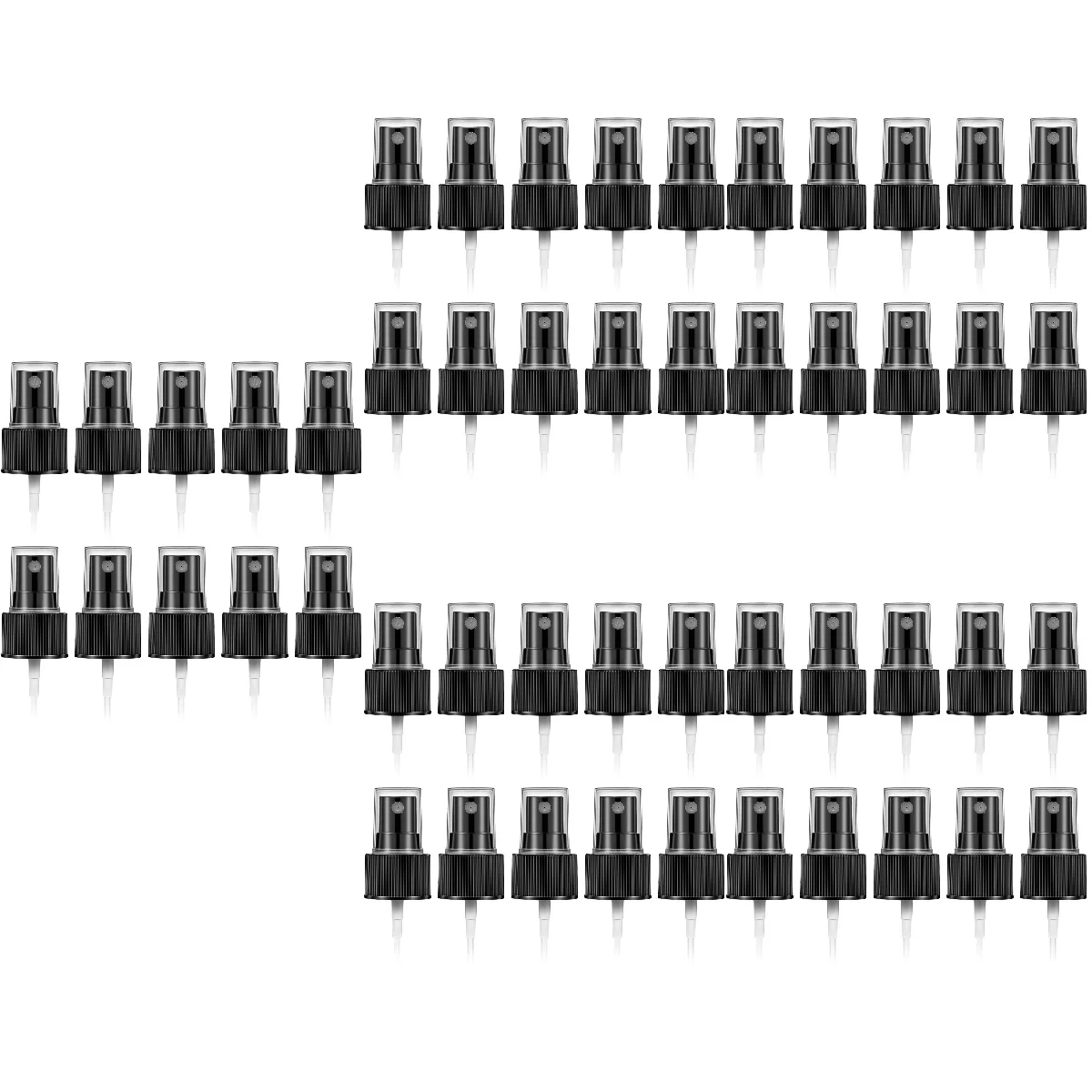 

200 Pcs Spray Bottles Mist Sprayer Tops Nozzles Plastic Heavy Duty Trigger Water