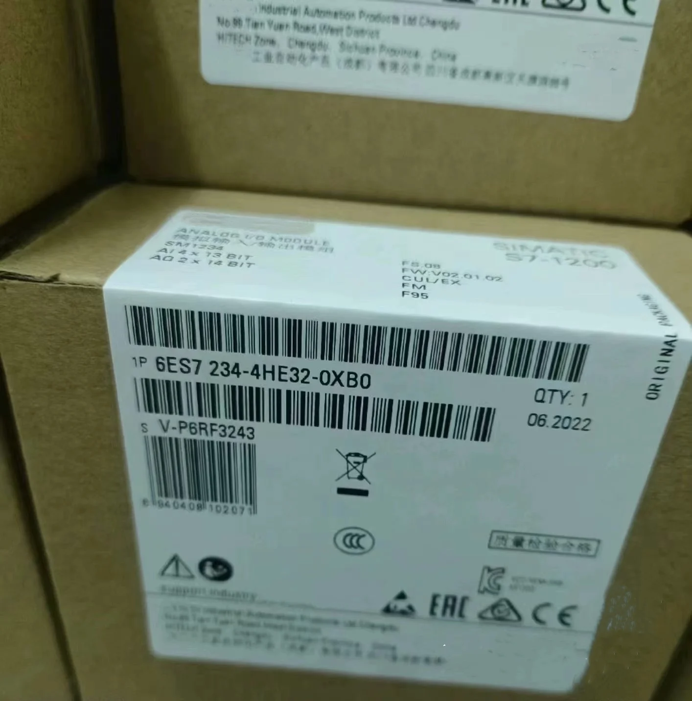100% Новый оригинальный 6ES7234-4HE32-0XB0