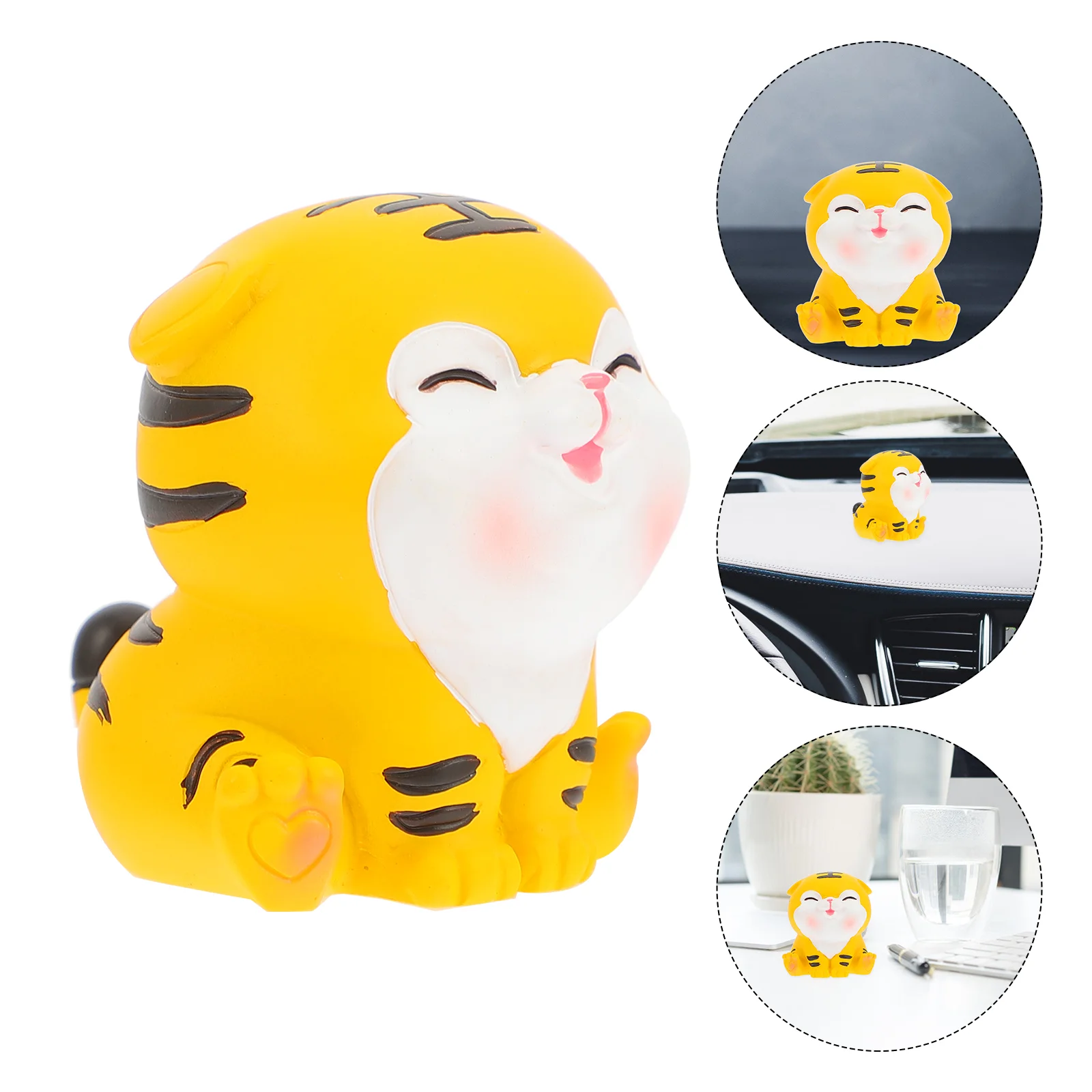 

Tiger Statue Car Ornament Tiger Ornament Statue New Year Tiger Car Decor
