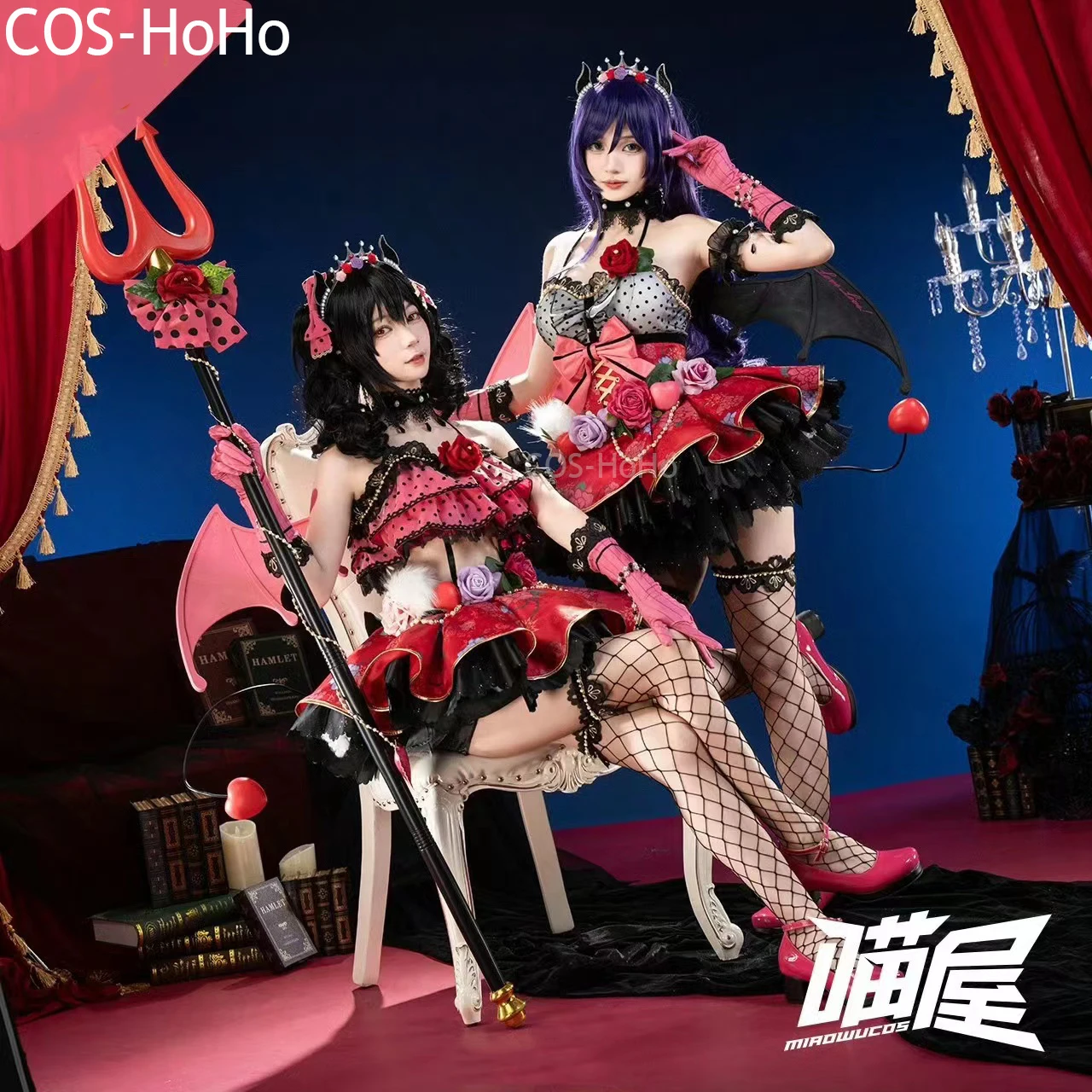 COS-HoHo Аниме Lovelive! Yazawa Niko/Tojo Nozomi Little Devil Awakening V2.0 игровой костюм прекрасное платье