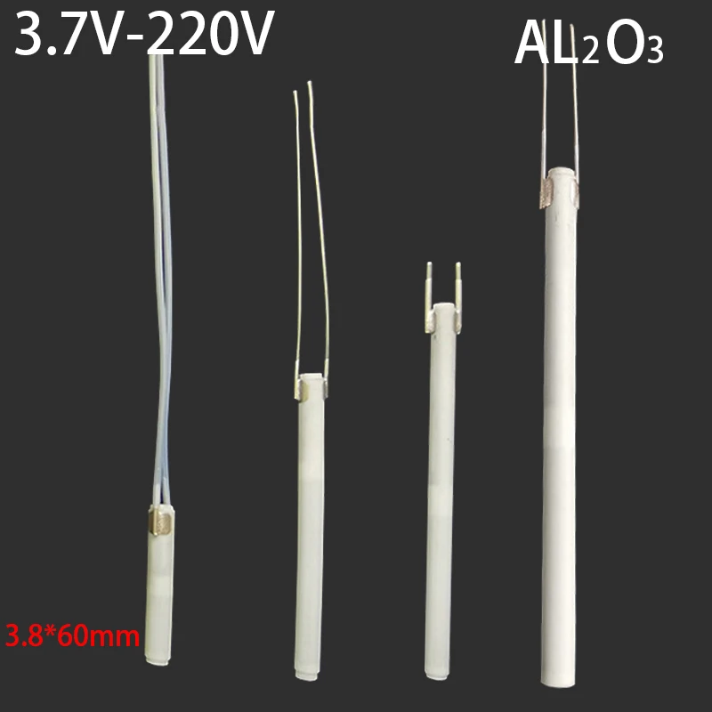 

3,8 мм OD 60 мм длина 3,7 В/5 В/12 В/24 В/36 В/48 В/110 В/220 В HTCC цилиндрический тепловой трубчатый картридж MCH металлический керамический нагреватель