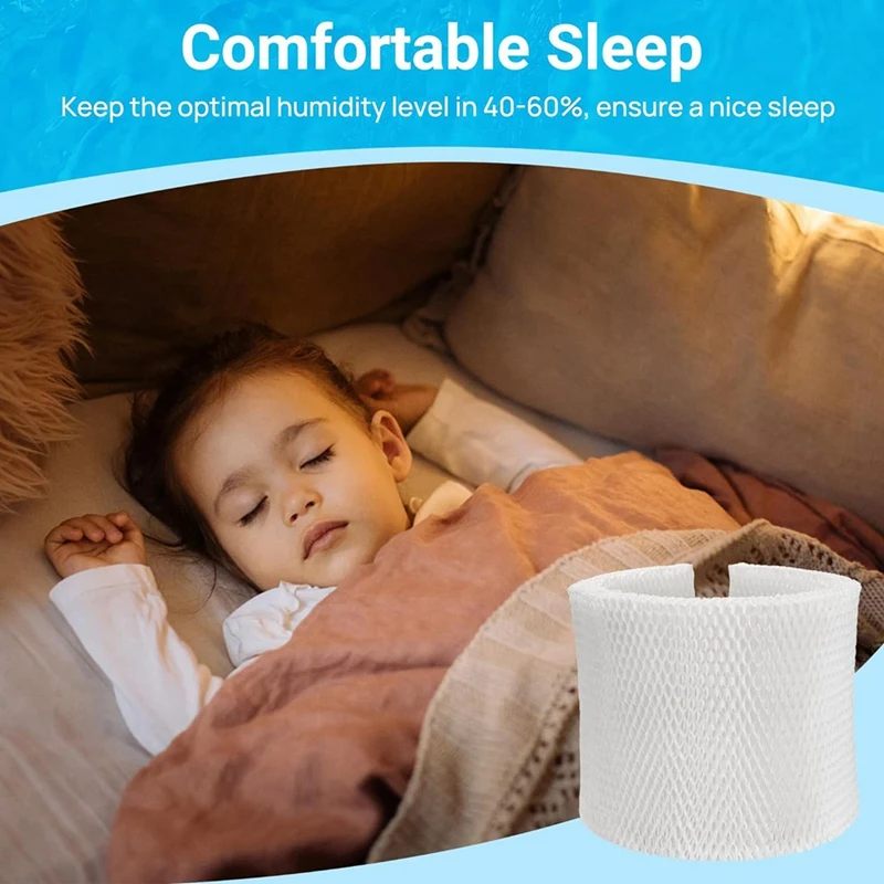 2-х предметный фитильный фильтр для увлажнителя MAF2 белая бумага из древесной