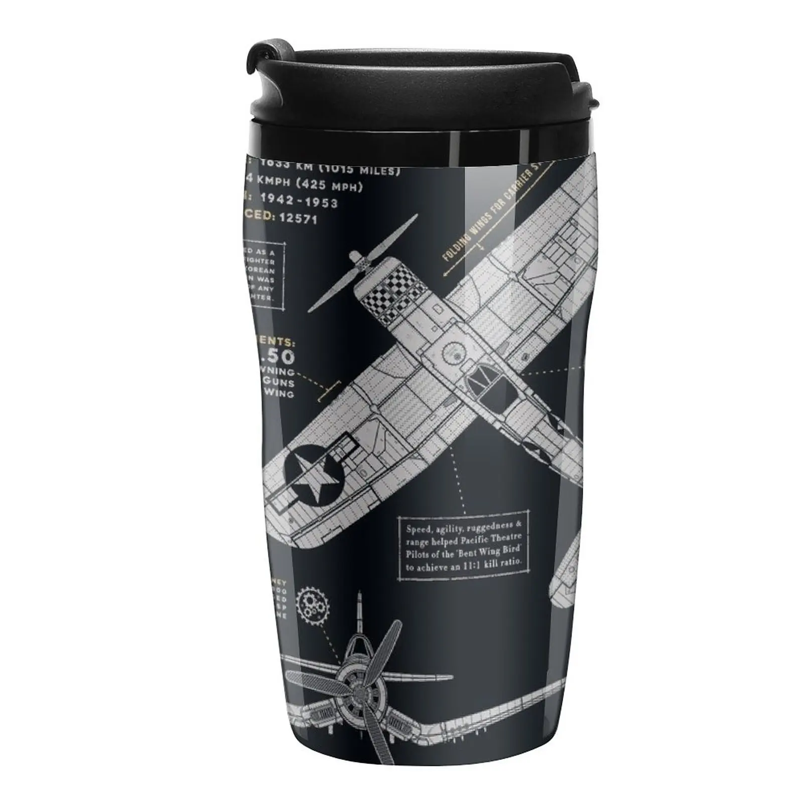 Новая дорожная кофейная кружка F4U Corsair чашка чашки для эспрессо кофейные чаши на