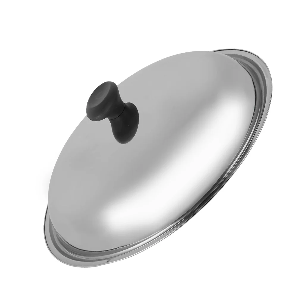 

Lid Pan Cover Pot Lids Universal Replacement Cooking Stainless Steel Skillet Frying Cookware Kitchen Round Potsstock Metal Dome