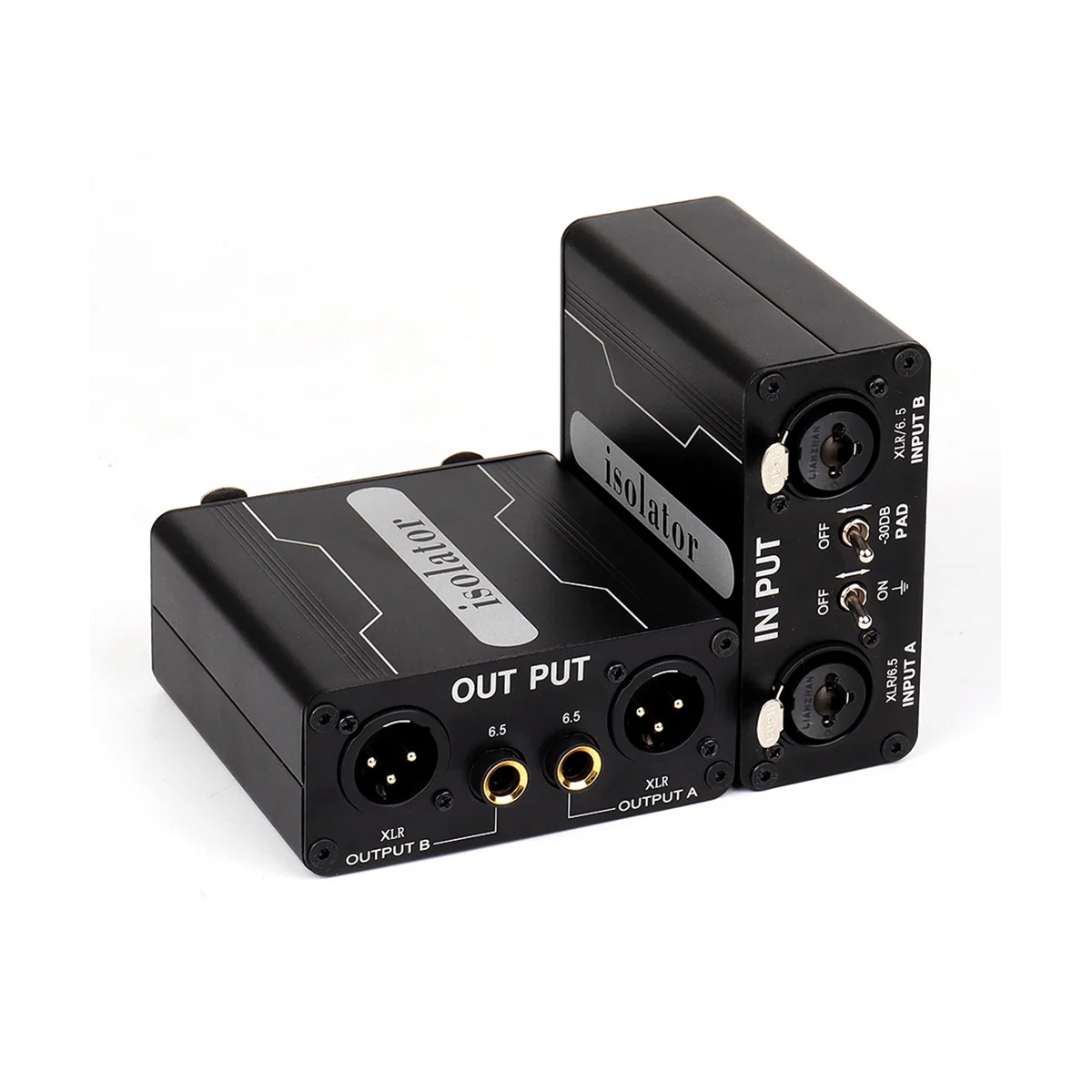 GX200 аудио изолятор двухканальный 6 5 XLR микшер ток звук шум микрофон общий