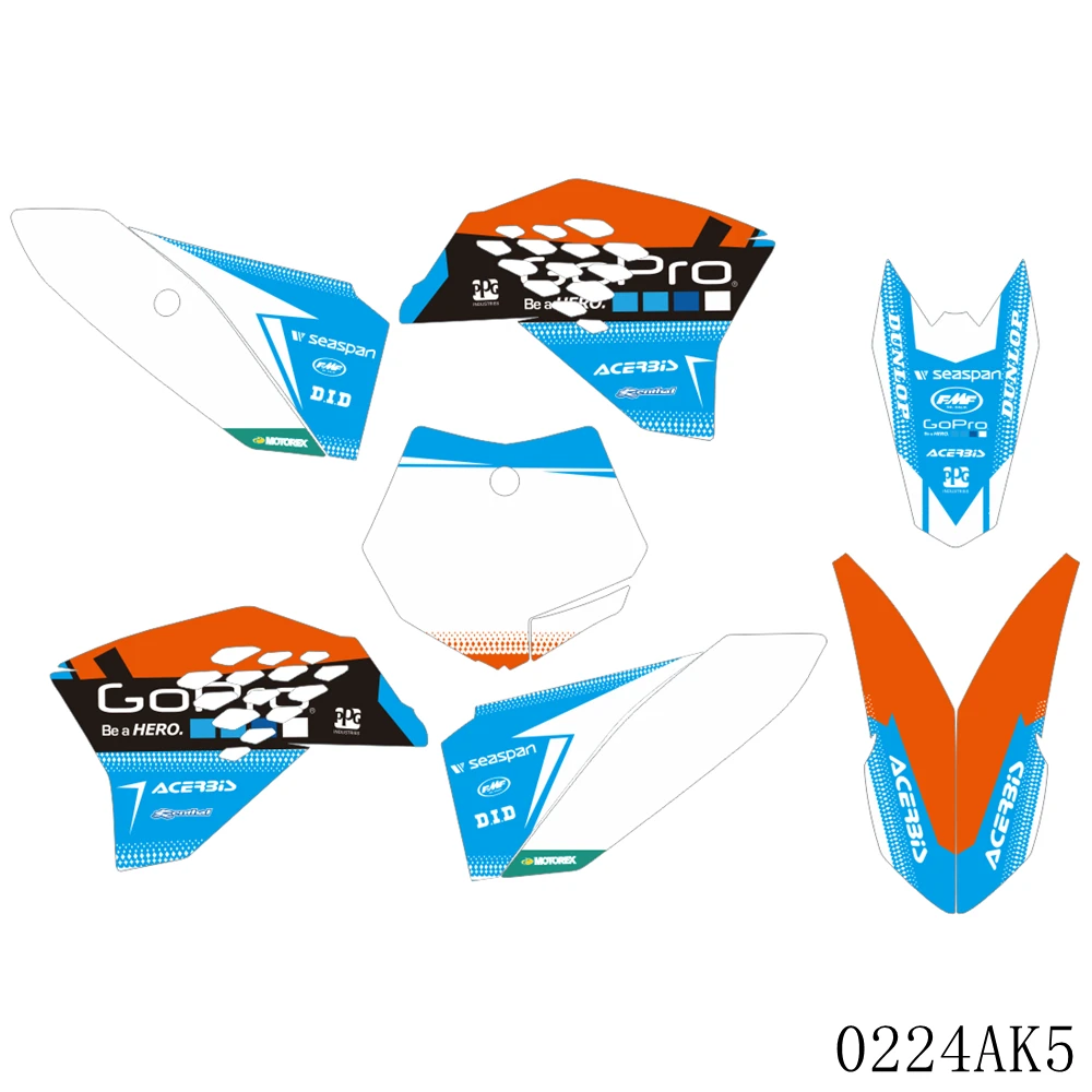 Полностью графические наклейки для KTM SX50 SX 50 2009 2010 2011 2012 2013 2014 2015 задний фон