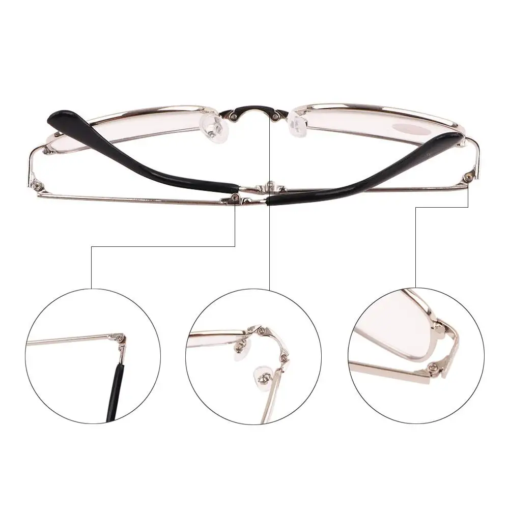 Складные удобные пресбионные очки высокой четкости с футляром для защиты от