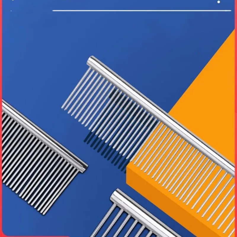 

Pet Comb Stainless Steel Optional Professional Dog And Cat Comb Small Dog Grooming Brush Grooming Comb Styling Tool