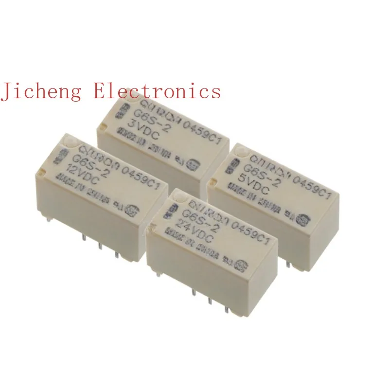 10 шт. реле Φ DC 5V 12V 24V