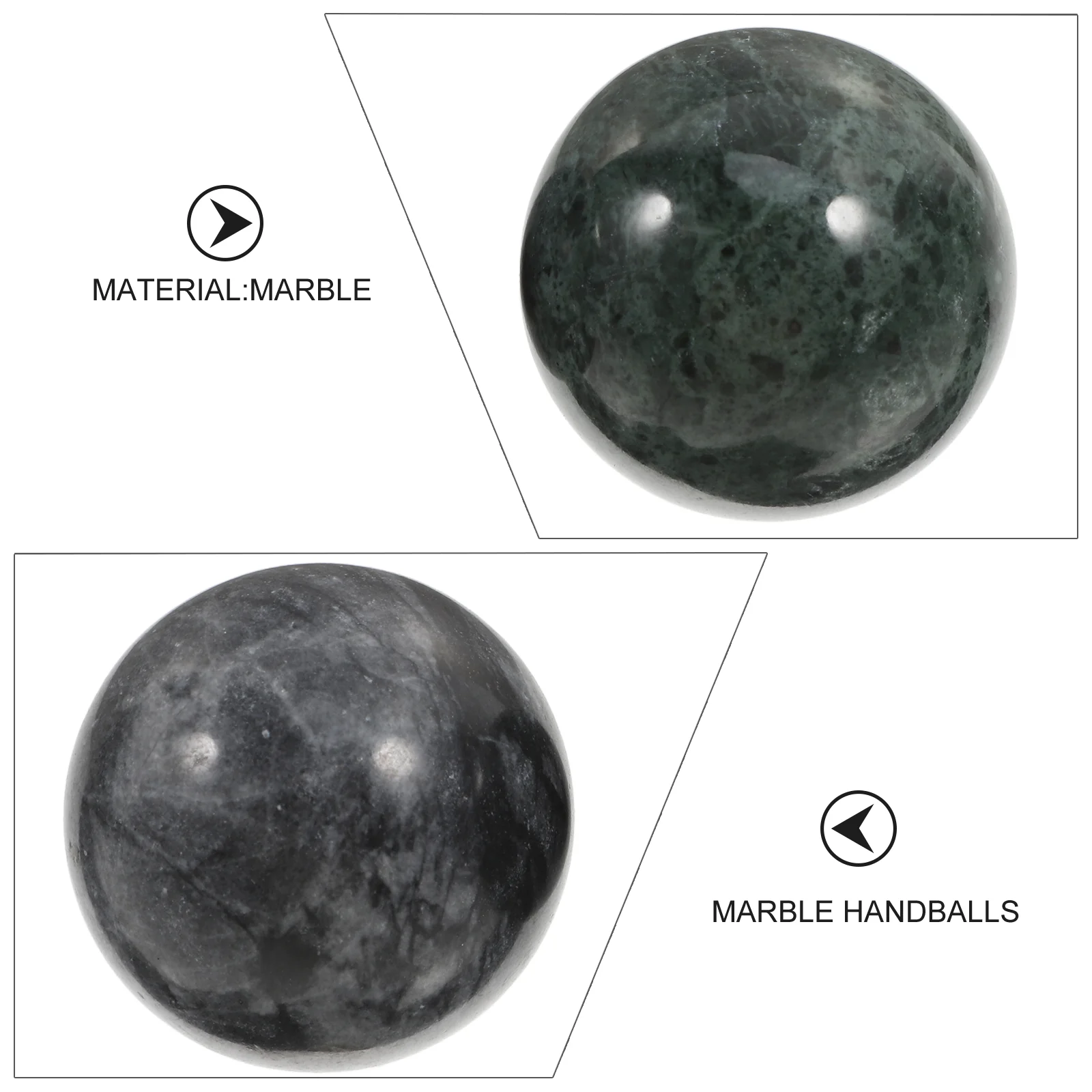 2 комплекта мячей массажные шарики для рук массажеры инструменты здоровья