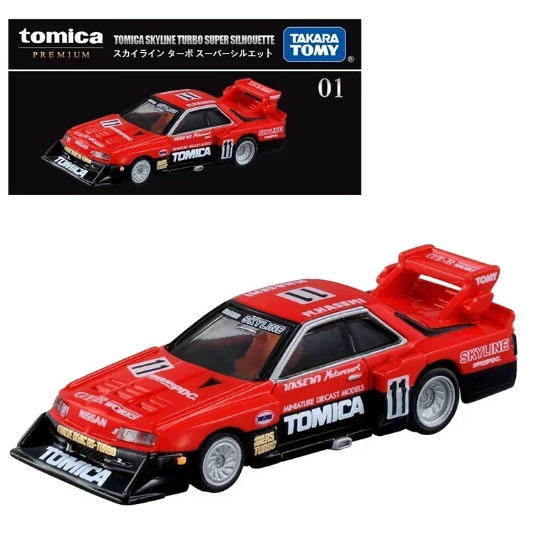 Фото Takara Tomy Tomica Премиум-модель Mini TOMICA SKYLINE TURBO SUPER SILHOUETTE TP01, литая под давлением модель из сплава, игрушки, фигурки в стиле фэнтези, подарок №1