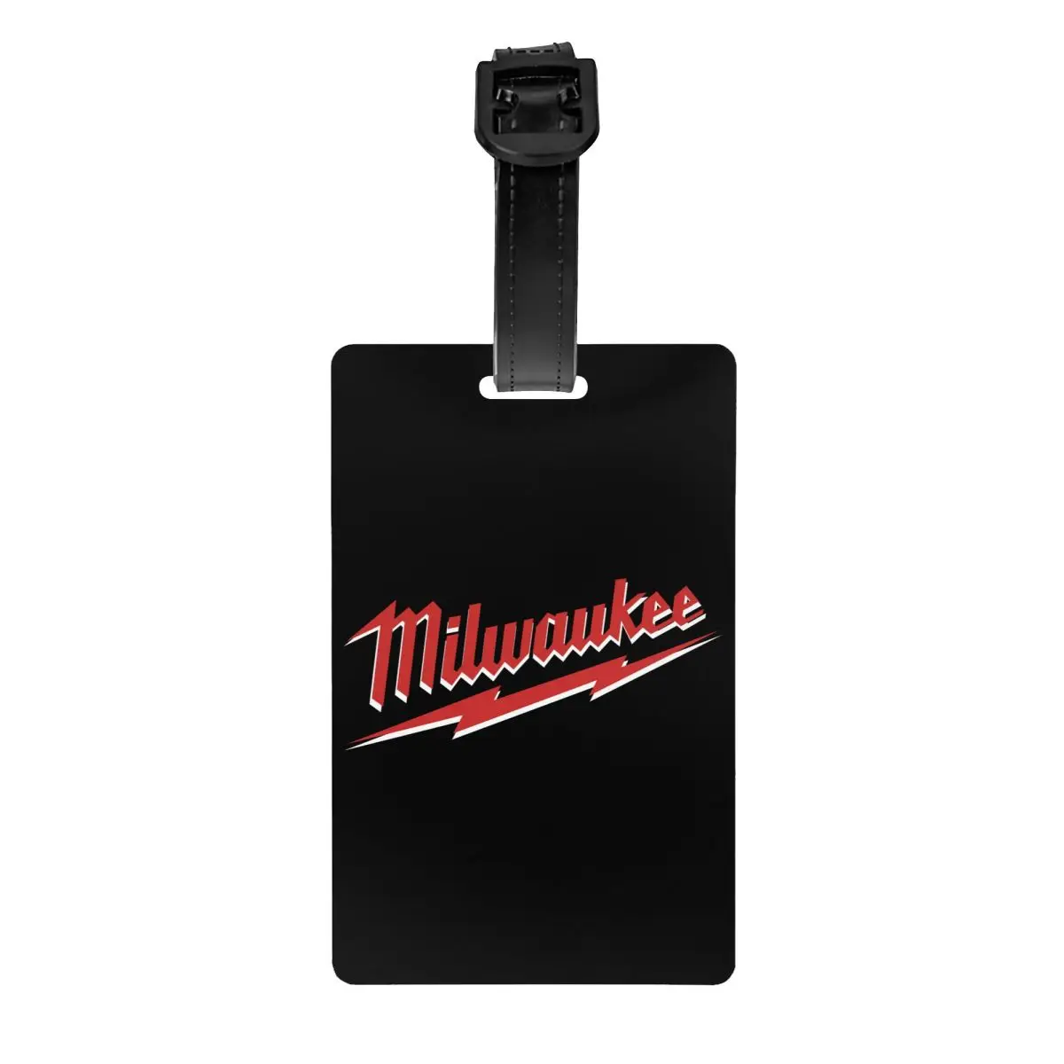 

Milwaukees Power Tools Luggage Tag Custom Baggage Tags Privacy Cover ID Label