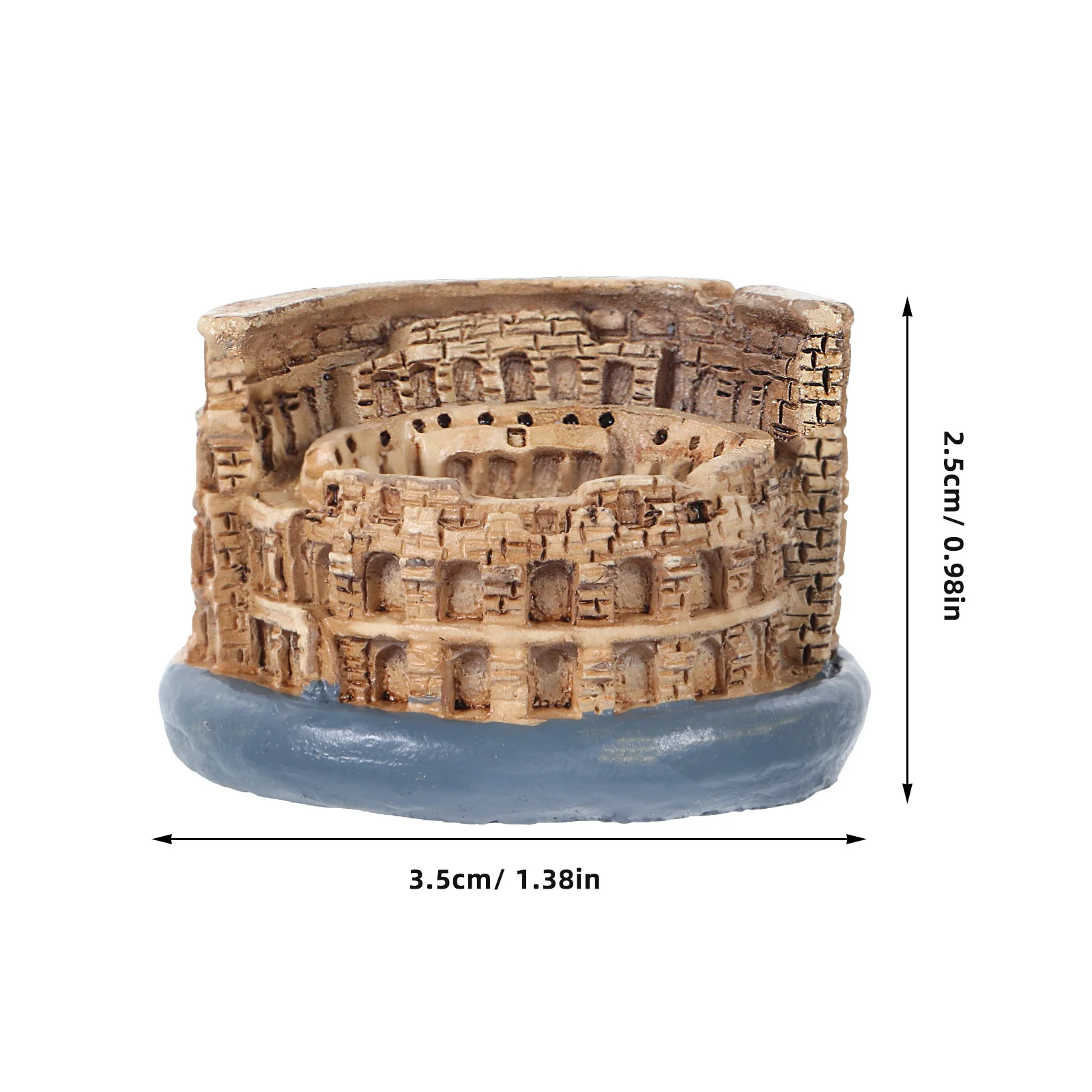 Колизейные украшения статуя римской архитектуры винтажный декор фигурка