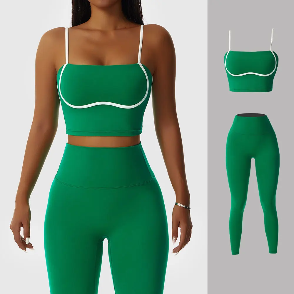 Yoga Set Women Sportwear Gym Sets Womens Outfits Sport Set Women Fitness Sports Bra Leggings Workout Clothes For Women Tracksuit