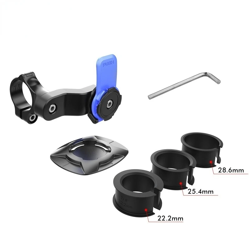 

New Motorcycle Bike Phone Holder Shock-resistant MTB Bicycle Scooter Bike Handlebar Security Quick Lock Support Telephone Stand