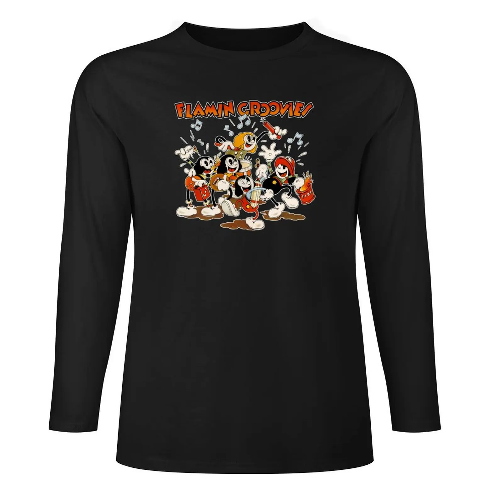 Длинная футболка Flamin' Groovies Supersnazz с графикой топы больших размеров мужские