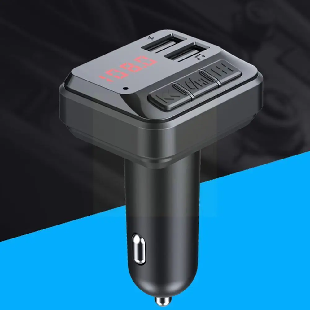 

Bluetooth 5.0 FM Transmitter Car Kit MP3 Modulator Receiver Handsfree USB Fast Dual Audio Wireless Charger 3.1A Player Y7H9