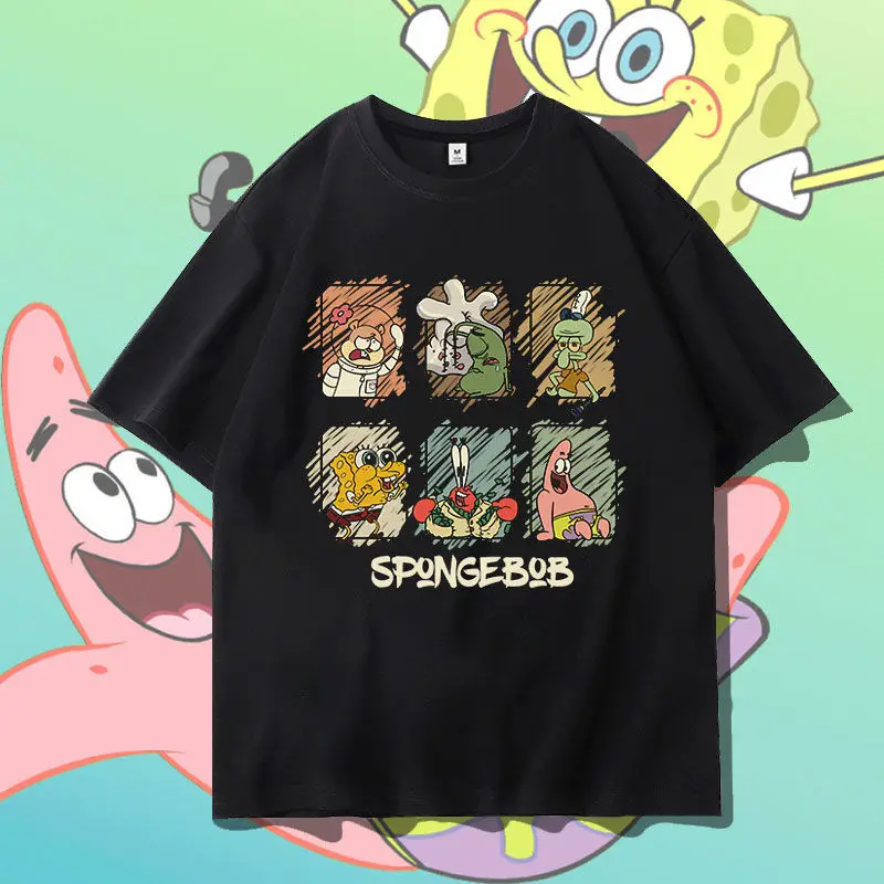 

New T-shirt women's short sleeve summer loose couple cartoon clothes