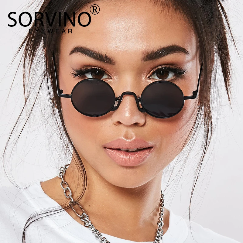 SORVINO 2023 ретро облегающие круглые солнцезащитные очки в стиле стимпанк мужские и женские брендовые дизайнерские очки Женские Мужские Круглые Солнцезащитные очки SP152