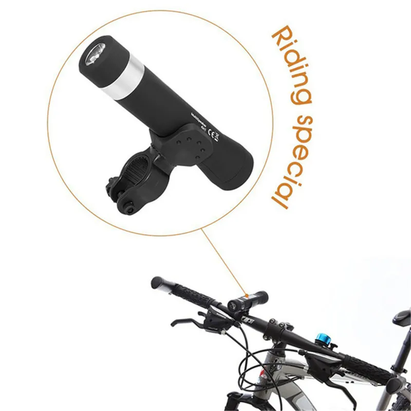 5 in 1 bicycle speaker outdoor sport power bank flashlight mp3 player bluetooth stereo subwoofer handsfree phone for bike free global shipping