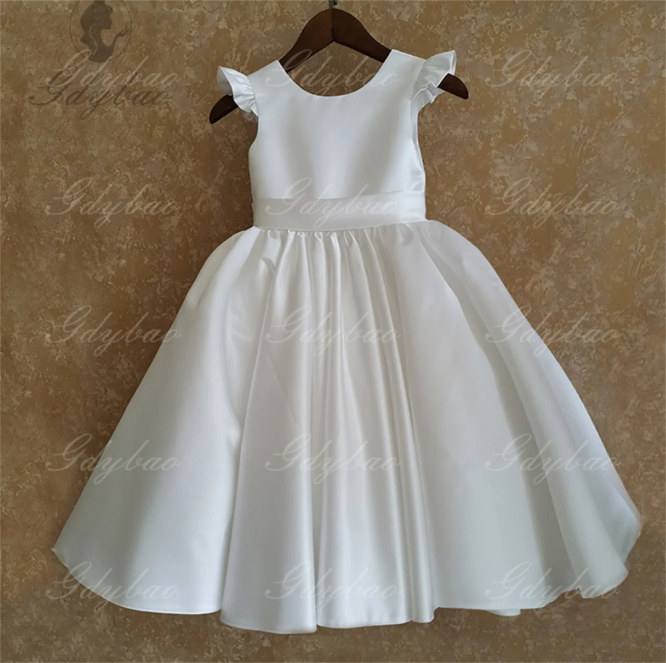 Kuu Girl Dress Wedding Birthday Party PromFlower For Children Pierwsza Komunia Ceremonia Ślubna Urodziny Wieczór