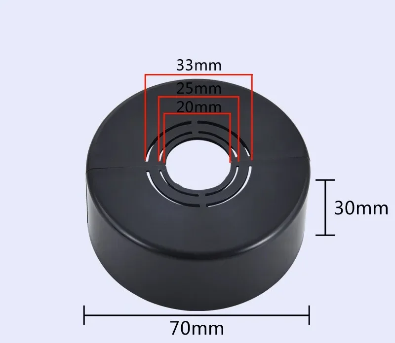 

Декоративная крышка смесителя для душа, панель углового клапана из АБС-пластика, регулируемая настенная крышка для водопроводных труб, аксессуары для крана для кухни и ванной комнаты
