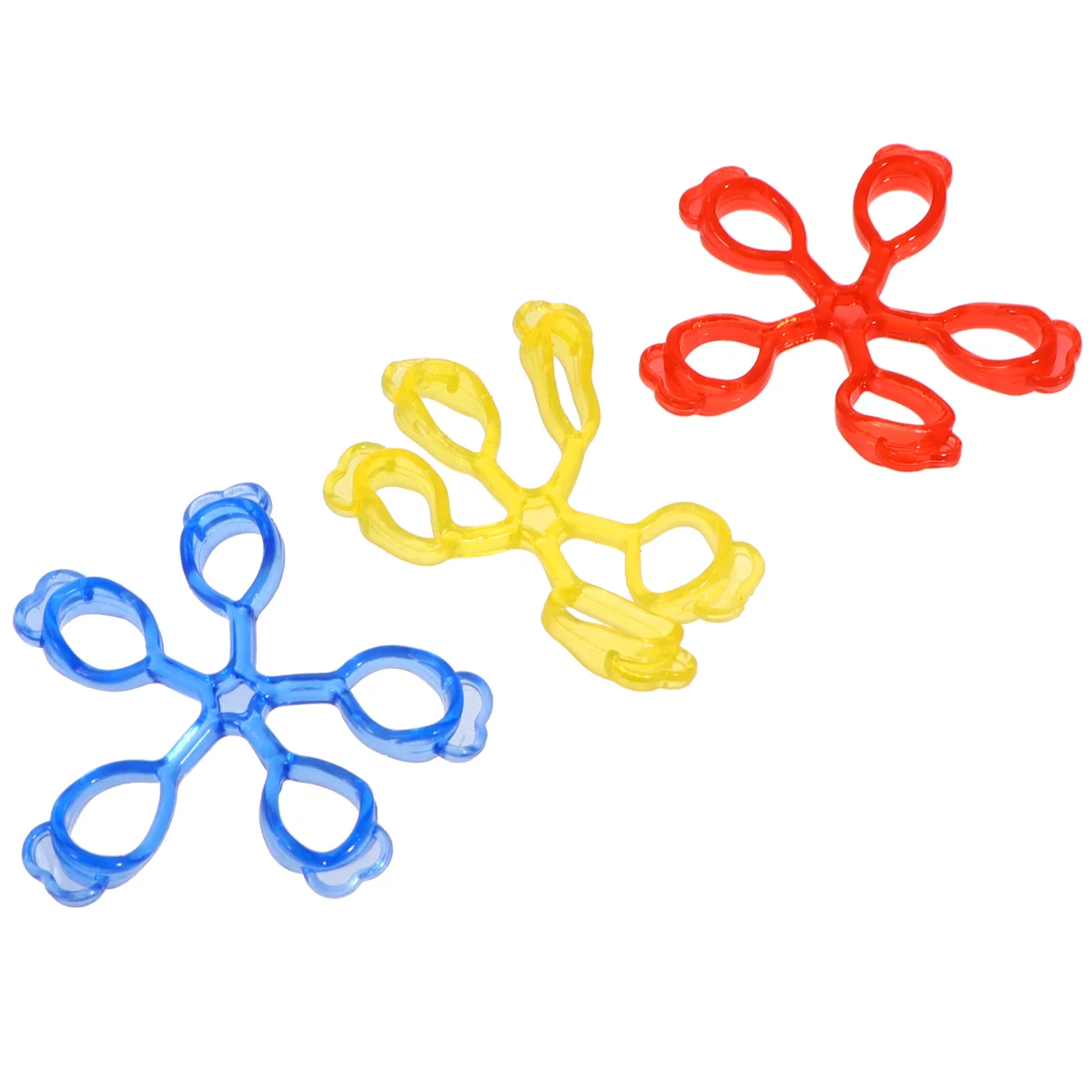 

3 шт. тренажер для тренировки силы пальцев, инструмент для реабилитации пальцев, тренировочный тренажер для тренировки напряжения пальцев (...