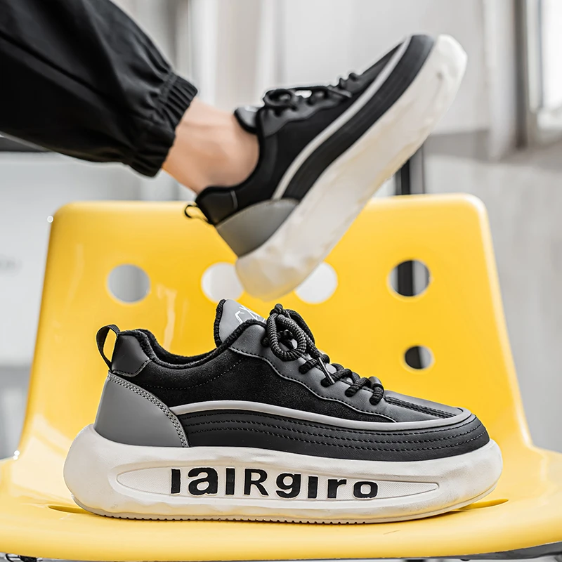 2024 Nem модная и теплая мужская обувь осенне-зимняя популярная толстая бархатная