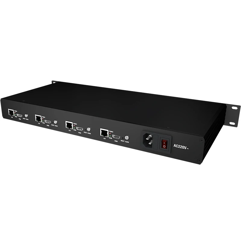 4-канальный H.265 H.264 HDMI аудио и видео кодировщик HD IPTV для прямой трансляции Facebook Youtube